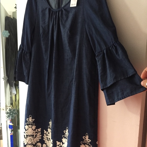 Brand new blue with white stitching dress! - Picture 2 of 6